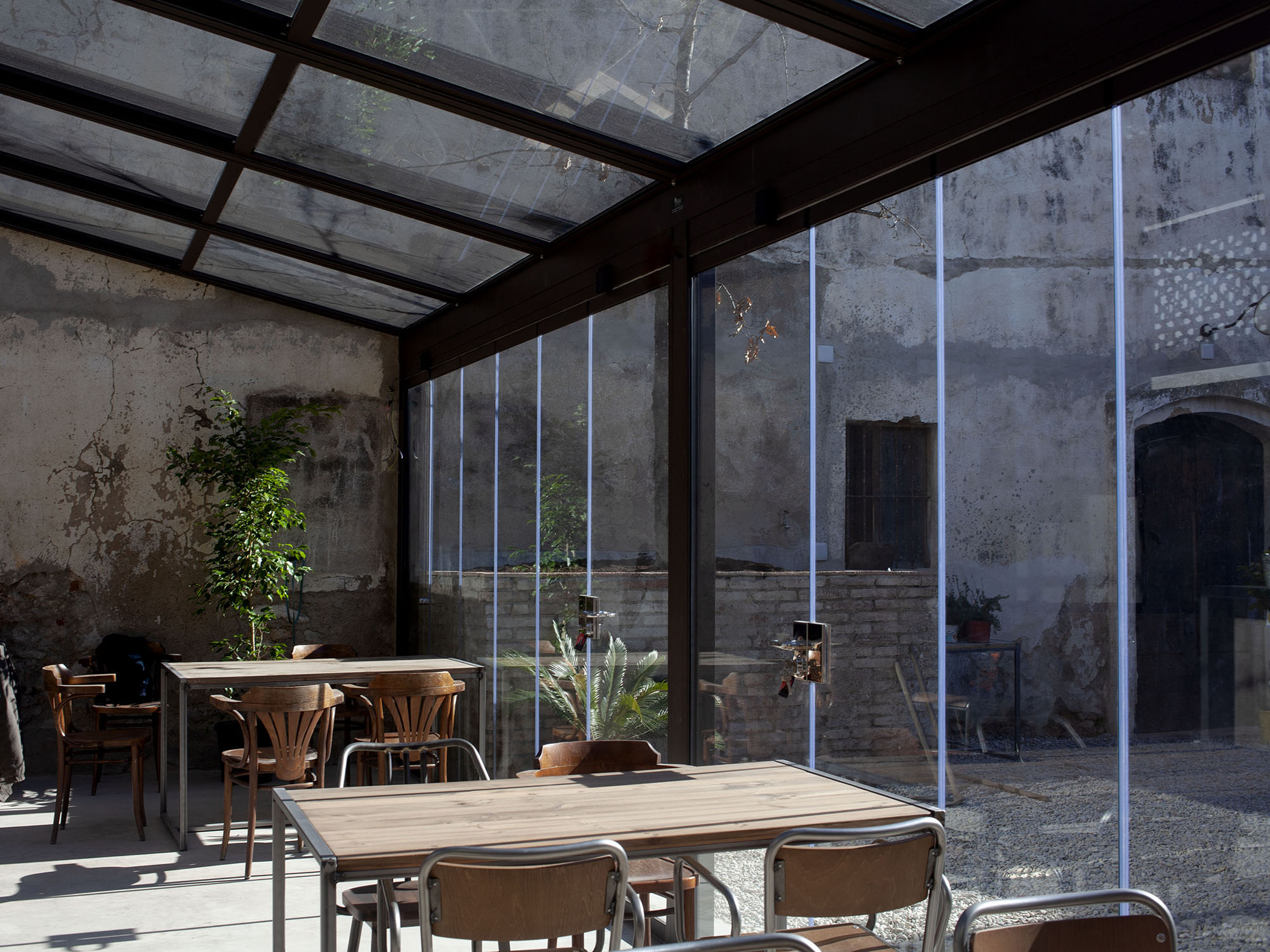 Cortina cristal plegable Cortina cristal plegable